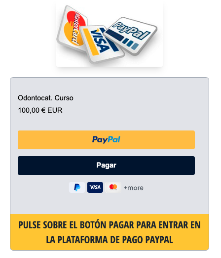 Formas de pago Odontocat